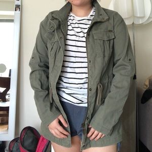 Army green jacket